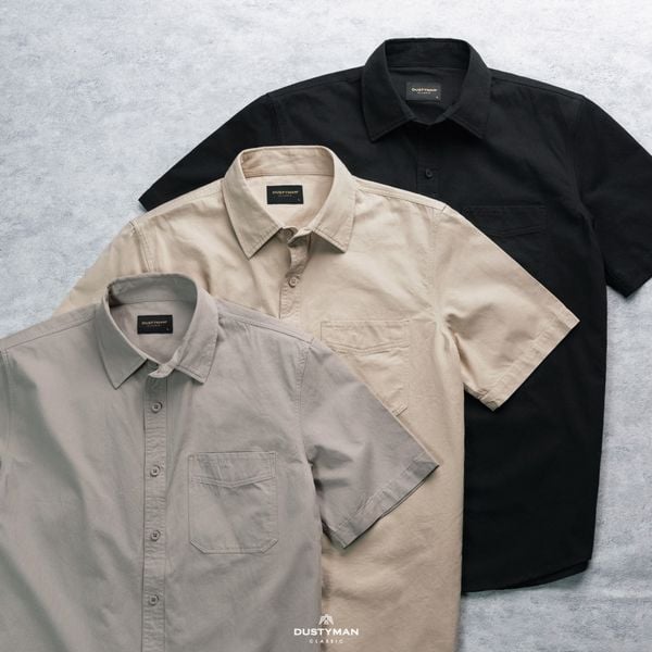  ÁO SƠ MI TAY NGẮN GALVIN | KAKI | REGULAR FIT | S426 