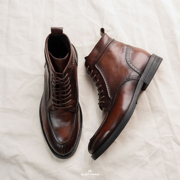  GIÀY CAO CỔ CALIX | DA BÒ CAO CẤP 