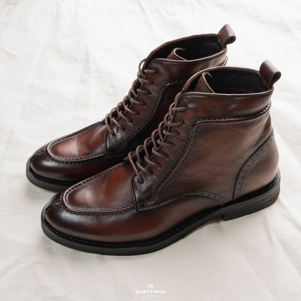  GIÀY CAO CỔ CALIX | DA BÒ CAO CẤP 