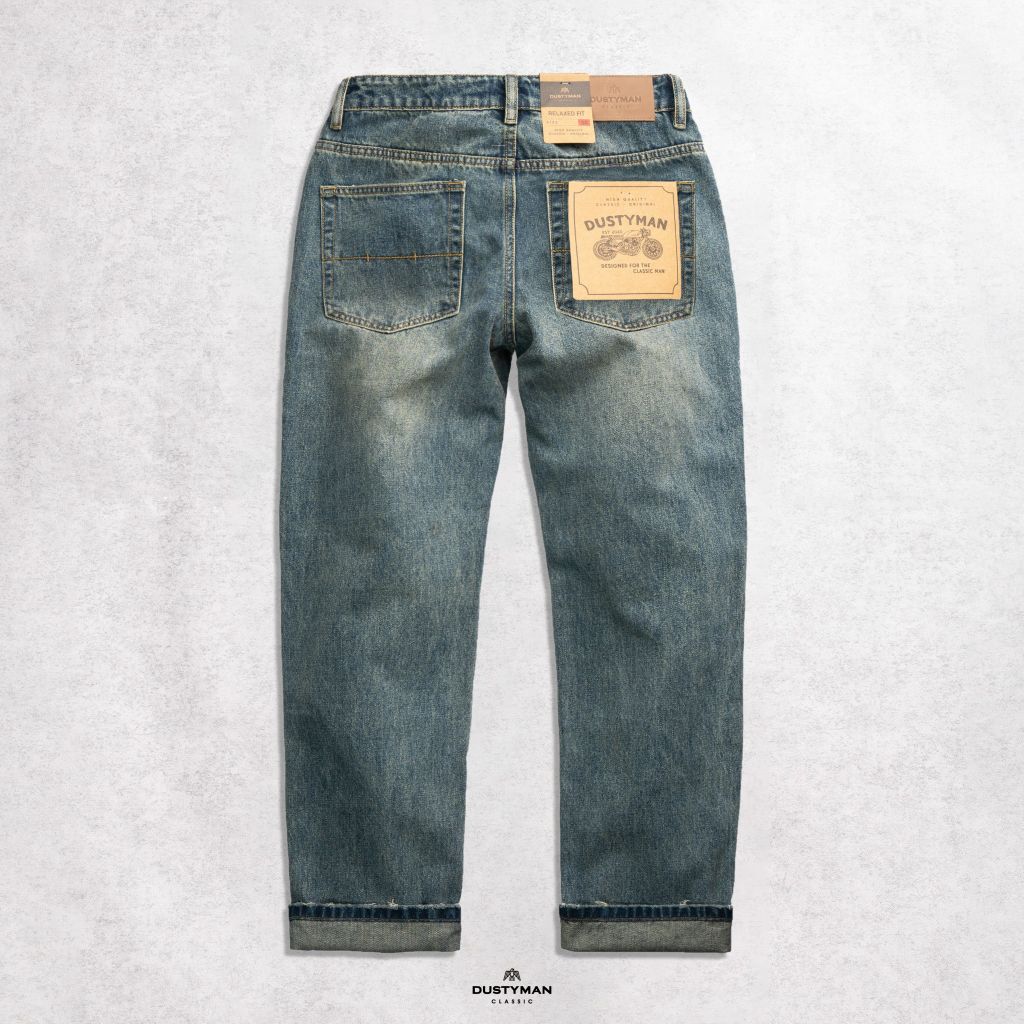 QUẦN JEAN SILVA | RELAXED FIT | BLUE | J345B