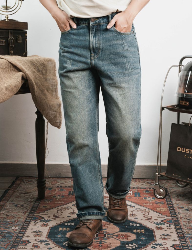 QUẦN JEAN ỐNG ĐỨNG SILVA | 602 STRAIGHT | BLUE