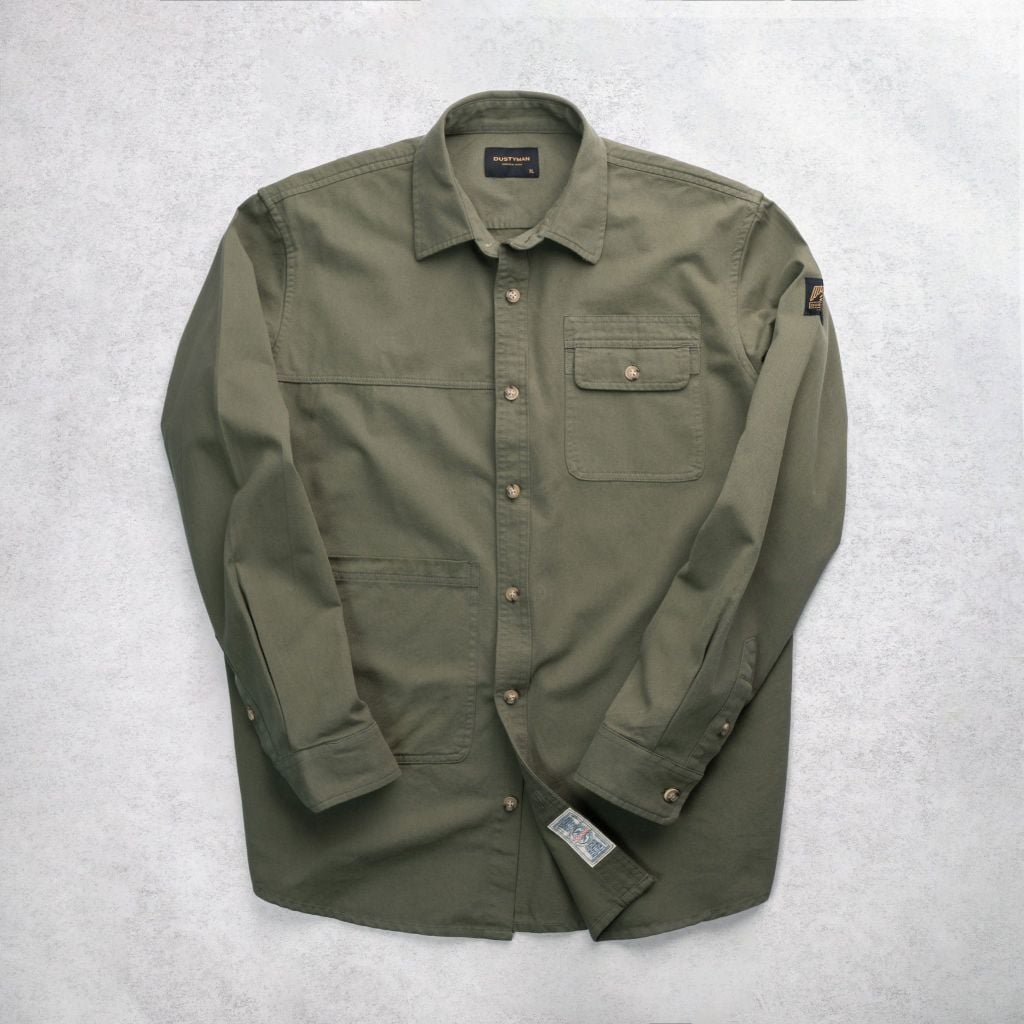 ÁO SƠ MI KAKI AMORY | REGULAR FIT | S375