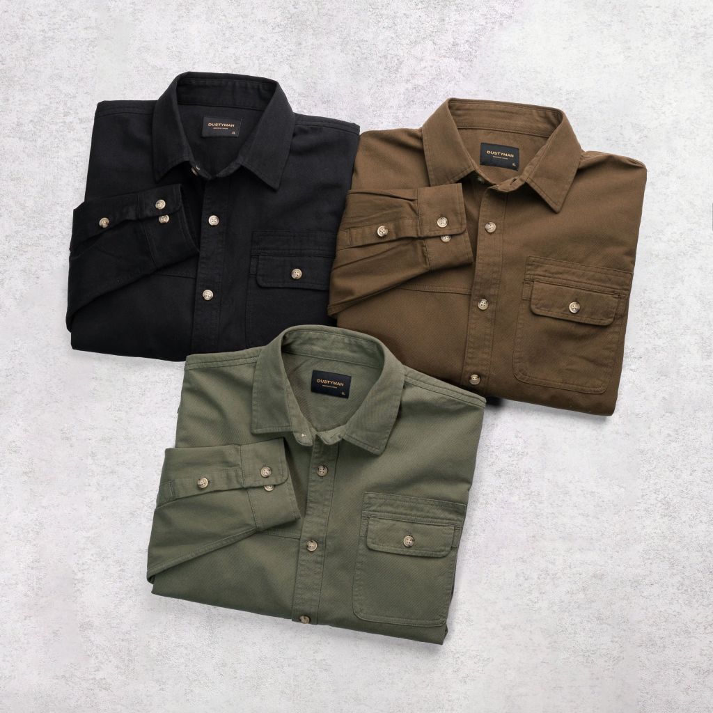 ÁO SƠ MI KAKI AMORY | REGULAR FIT | S375