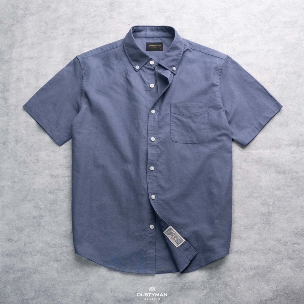 Sơ Mi Nam Tay Ngắn Luke Dustyman Regular Fit S418