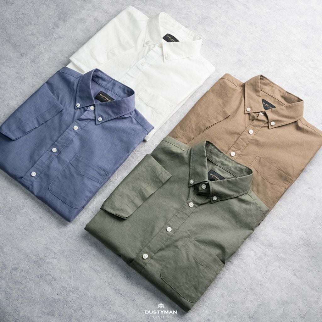 Sơ Mi Nam Tay Ngắn Luke Dustyman Regular Fit S418