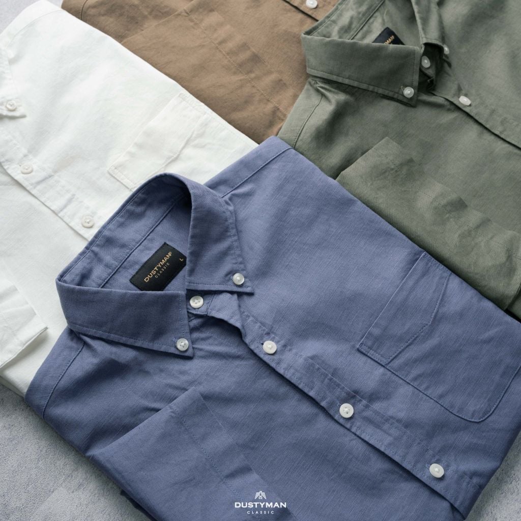 Sơ Mi Nam Tay Ngắn Luke Dustyman Regular Fit S418