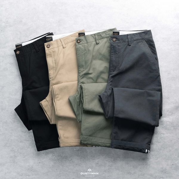  QUẦN KAKI ỐNG SUÔNG GALE |  KAKI COTTON | K400 STRAIGHT 