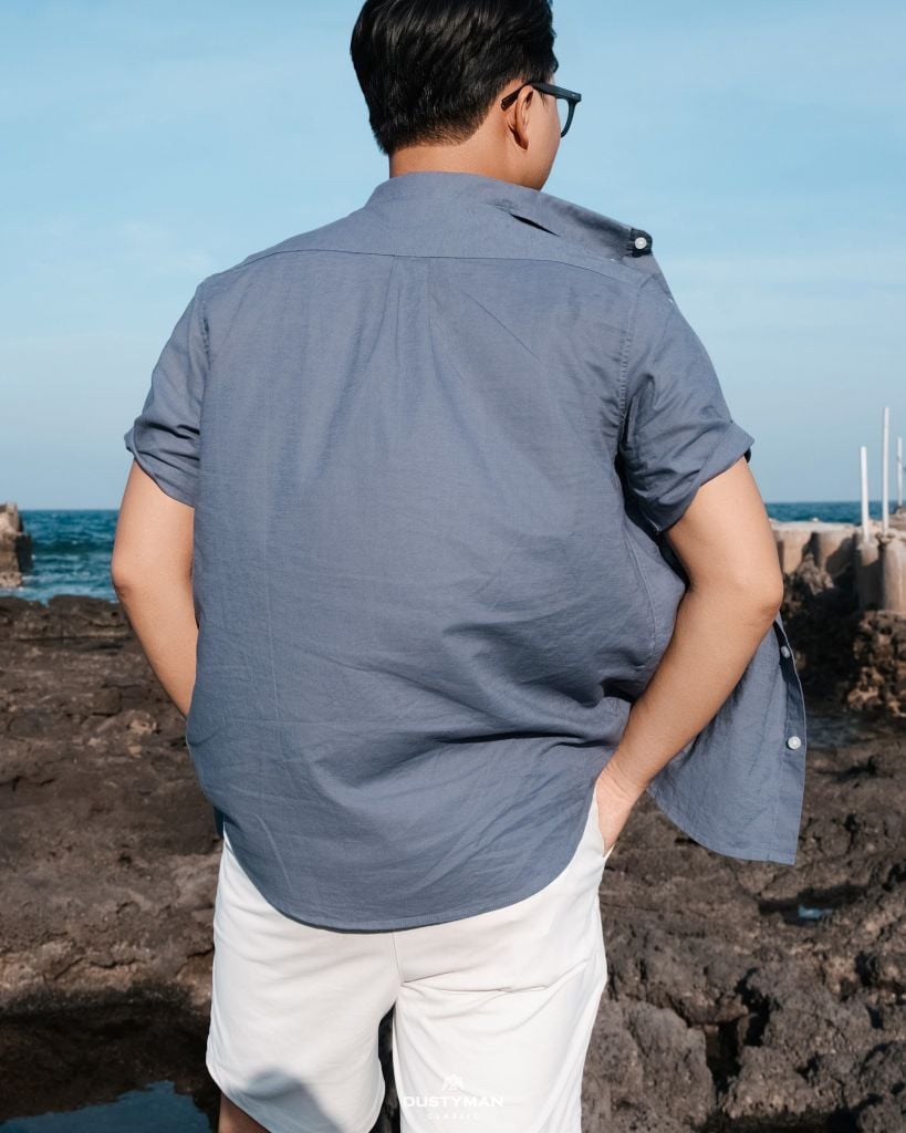 Sơ Mi Nam Tay Ngắn Luke Dustyman Regular Fit S418