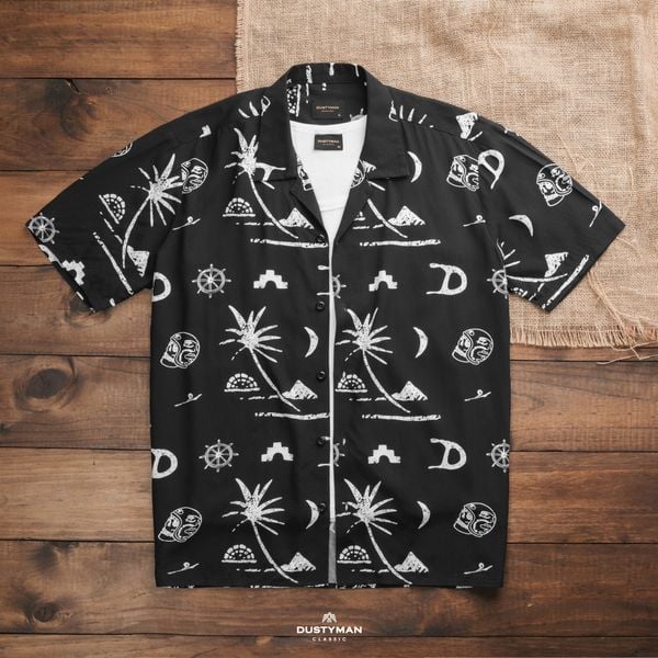  ÁO SƠ MI CUBAN COCONUT | LỤA HÀN | RELAXED FIT 