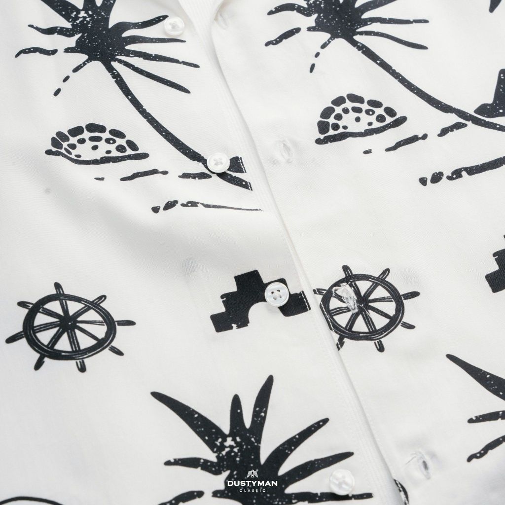 ÁO SƠ MI CUBAN COCONUT | LỤA HÀN | RELAXED FIT