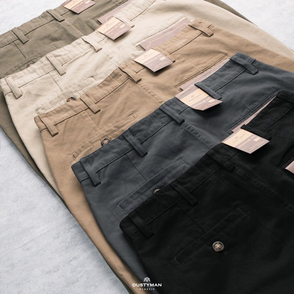 QUẦN KAKI ỐNG ĐỨNG TRACE | KAKI COTTON | FORM REGULAR FIT | K342