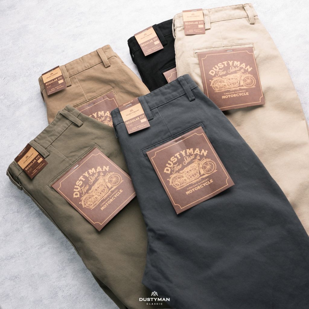 QUẦN KAKI ỐNG ĐỨNG TRACE | KAKI COTTON | FORM REGULAR FIT | K342