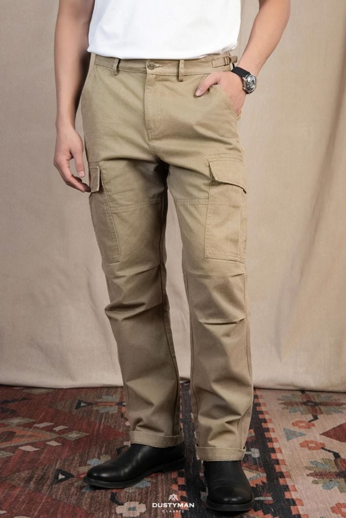 QUẦN KAKI TÚI HỘP ELMER | KAKI | RELAXED FIT | K343