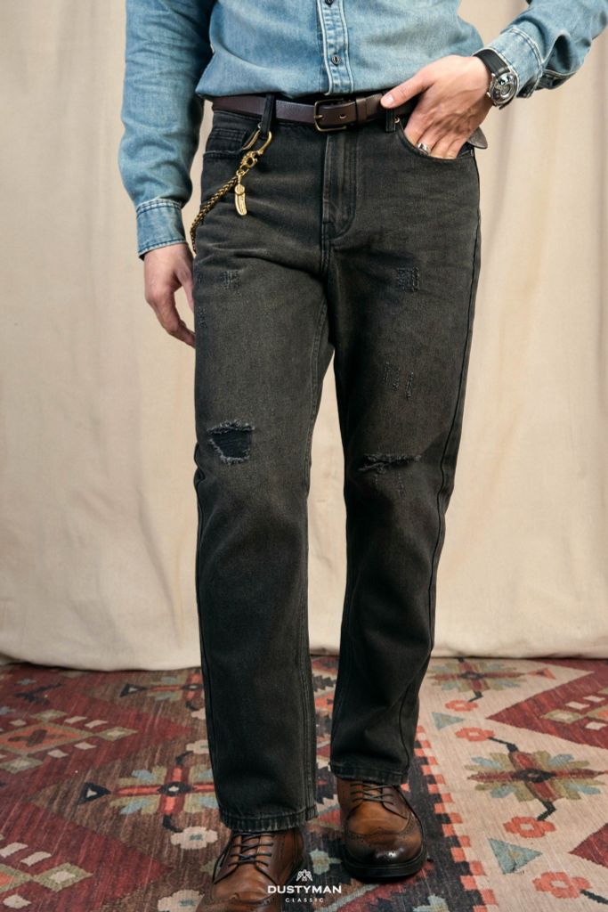 QUẦN JEAN ỐNG ĐỨNG FELIX | 602 STRAIGHT | DARK GREY