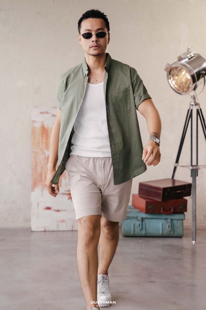 GWEN SHORT | SMART KAKI | RELAXED FIT | SH385