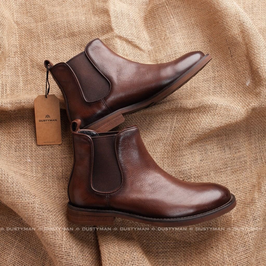 GIÀY CHELSEA BOOTS | DA BÒ | 2 MÀU