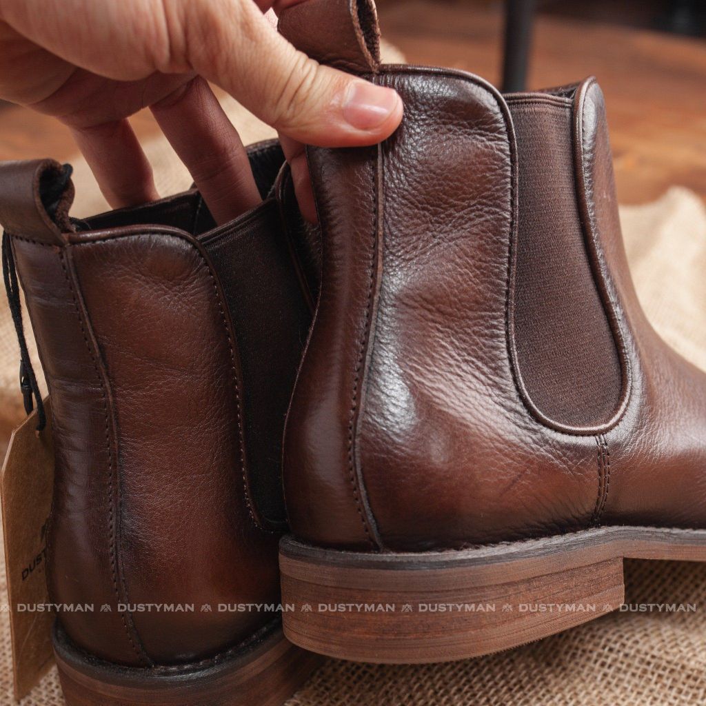 GIÀY CHELSEA BOOTS | DA BÒ | 2 MÀU