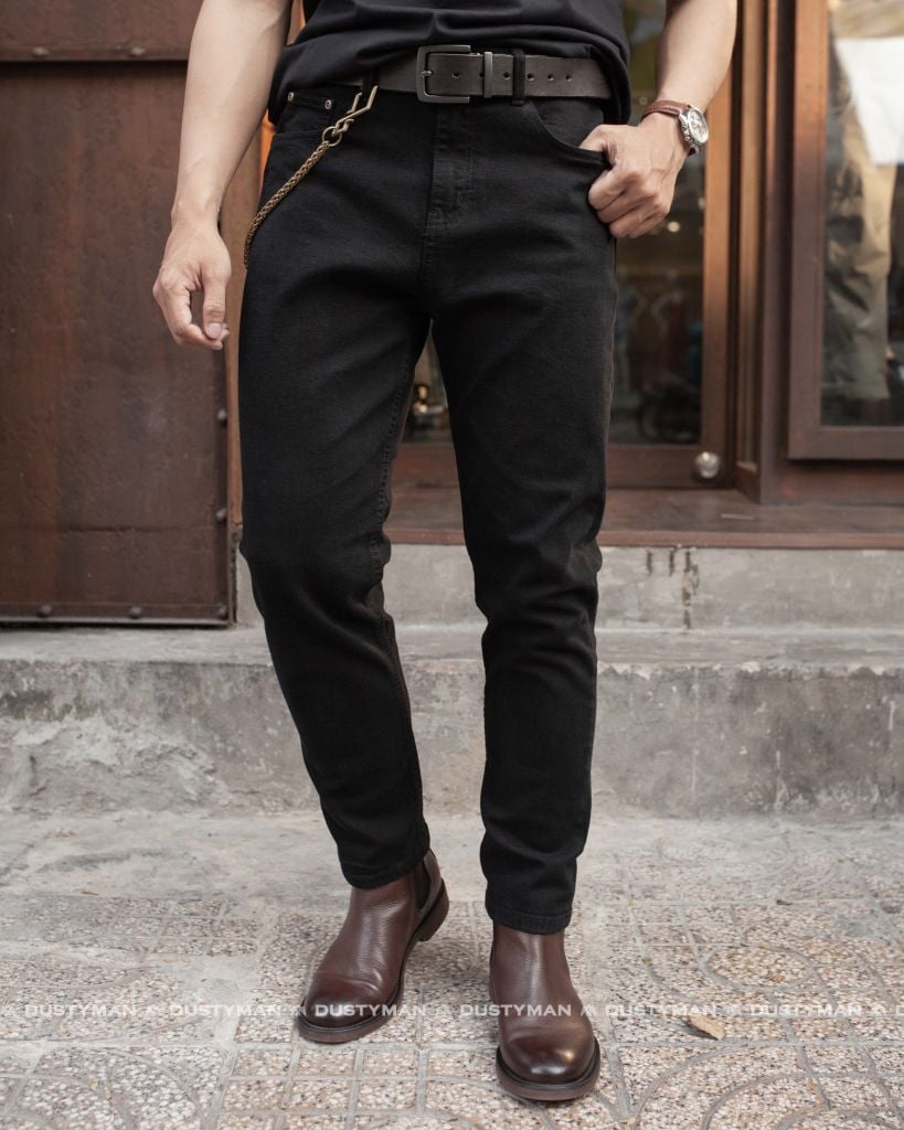 QUẦN JEAN ÔM NHẸ CLASSIC | 611 SLIM FIT | BLACK