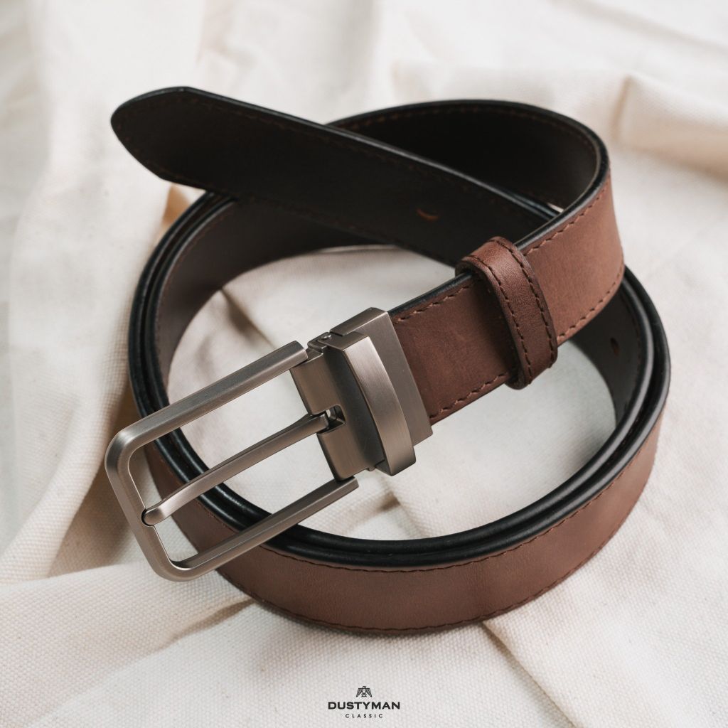 THẮT LƯNG DA BÒ SILAS | BẢN 3.3CM