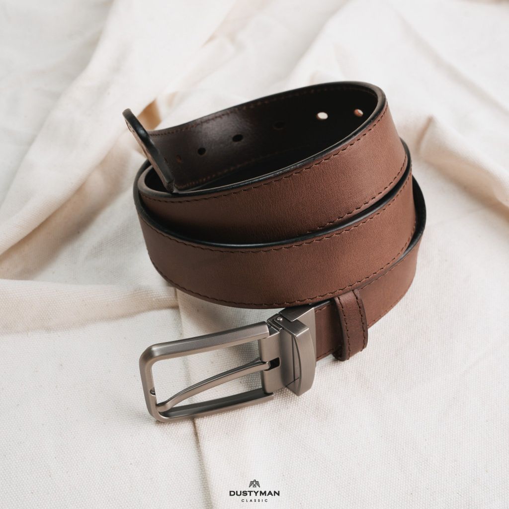 THẮT LƯNG DA BÒ SILAS | BẢN 3.3CM