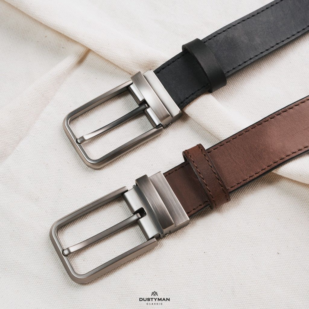 THẮT LƯNG DA BÒ SILAS | BẢN 3.3CM