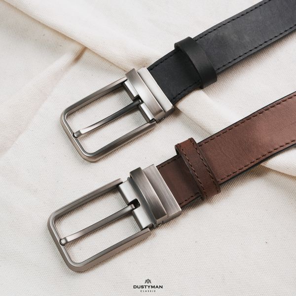  THẮT LƯNG DA BÒ SILAS | BẢN 3.3CM 