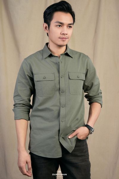  ÁO SƠ MI VERA | KAKI | REGULAR FIT | S398 