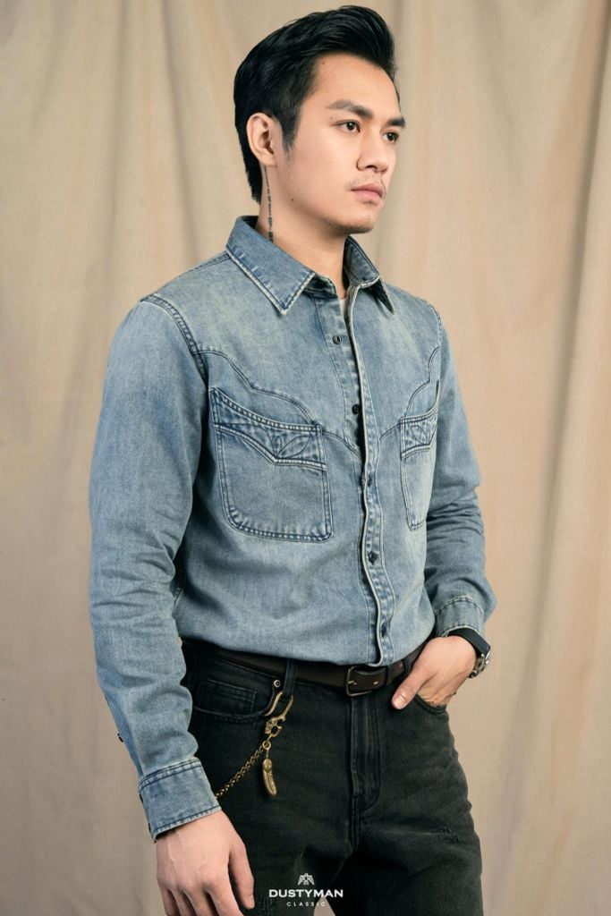 ÁO SƠ MI VERITY DENIM | REGULAR FIT | S365