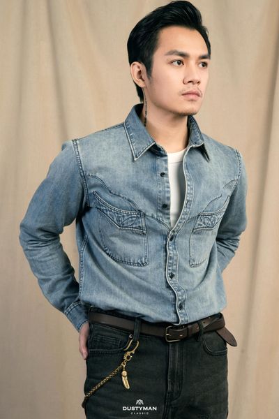  ÁO SƠ MI VERITY DENIM | REGULAR FIT | S365 