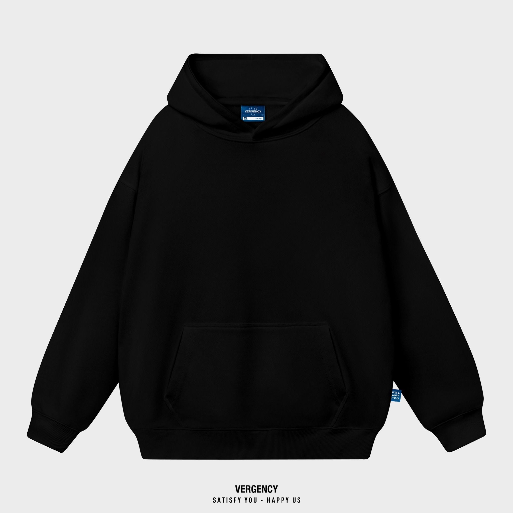 Simple Hoodie/Black Vergency