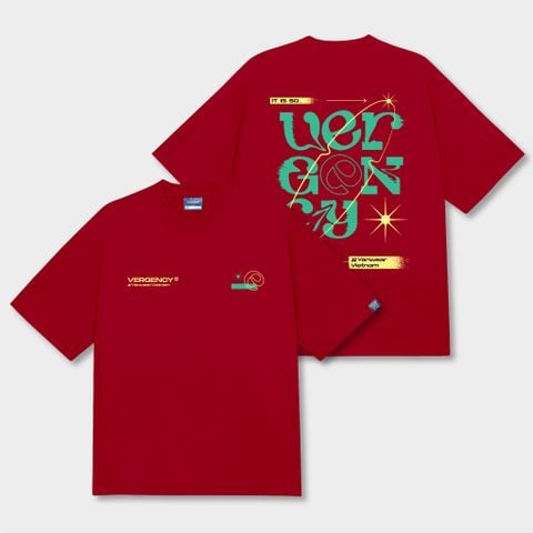 TYPO T-SHIRT/RED