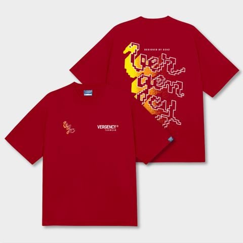 DISSOLVE 3D T-SHIRT/RED