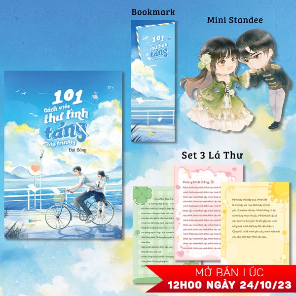 101 Cách Viết Thư Tình Tán(g) Lớp Trưởng - Bản Đặc Biệt - Tặng Kèm Bookmark Bồi Cứng + Mini Standee + Combo Ba Lá Thư