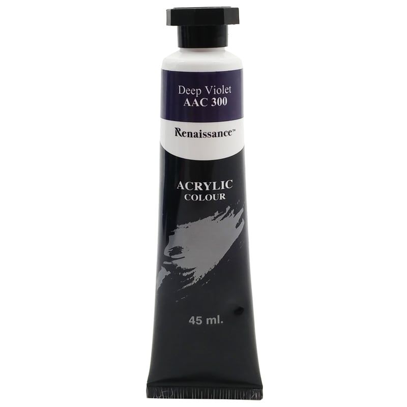 Tuýp Màu Acrylic 45 ml - Renaissance #300 - Deep Violet