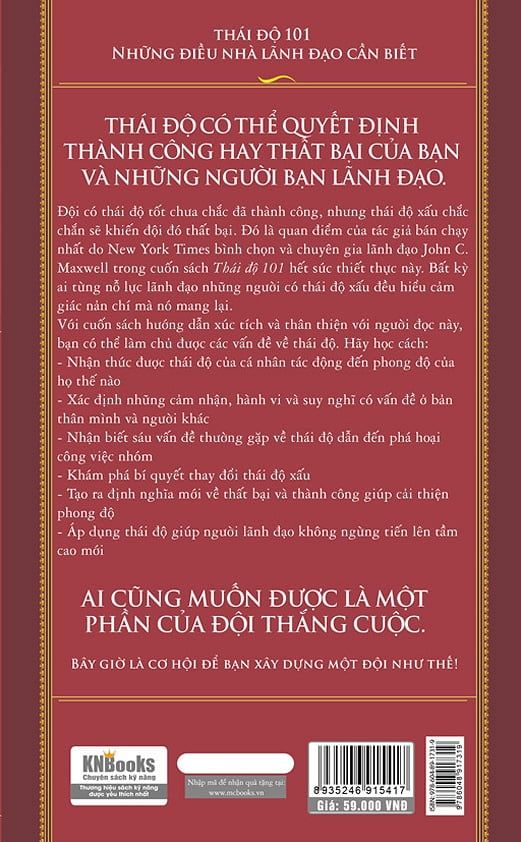 Thái Độ 101 - Những Điều Nhà Lãnh Đạo Cần Biết