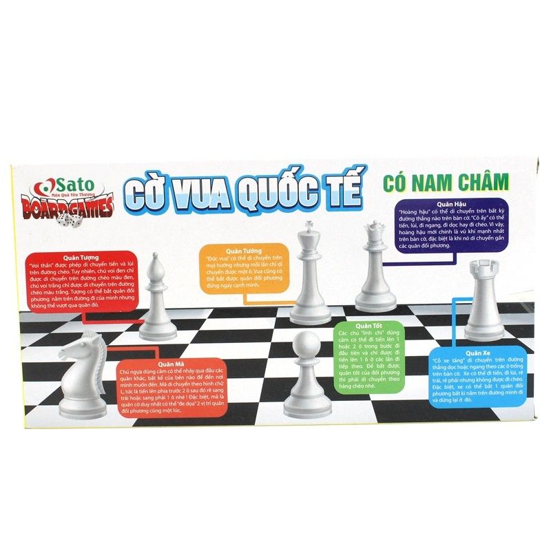 Cờ Vua Quốc Tế Sato 058 Mẫu 5