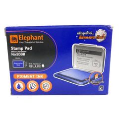 Hộp Dấu Tampon Elephant Xanh cỡ 03