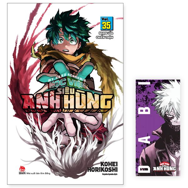 My Hero Academia - Học Viện Siêu Anh Hùng - Tập 35: Ngọn Lửa Chiến Trận - Tặng Kèm Bookmark Nhân Vật