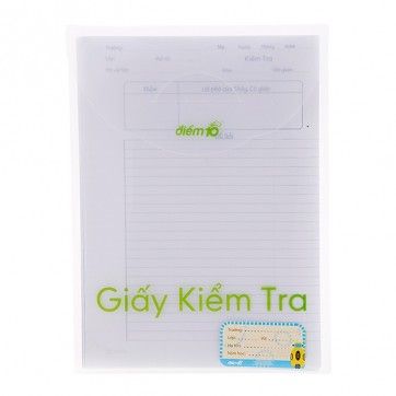 Giấy Kiểm Tra Thiên Long TP-GKT 05 Kẻ Ngang