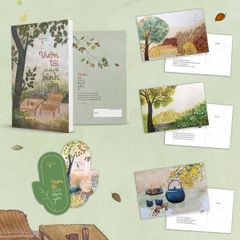 Vườn Tôi Có Cây Lá Bình Yên (Tặng 01 Bookmark bế 2 mặt bồi cứng, 03 Postcard 2 mặt bồi cứng)