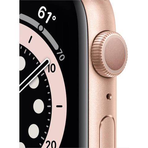  Apple Watch Series 6 GPS, Gold Aluminium Case with Pink Sand Sport Band 