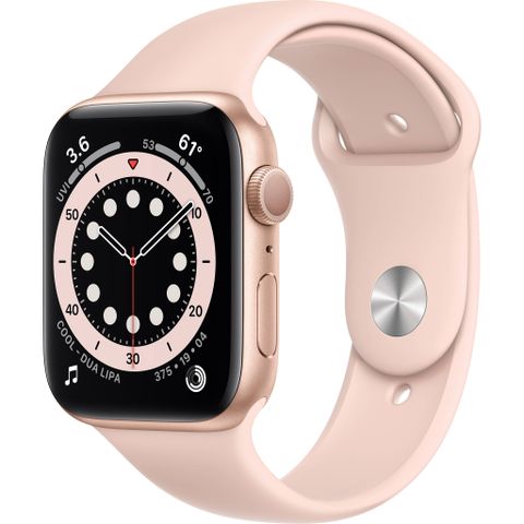  Apple Watch Series 6 GPS, Gold Aluminium Case with Pink Sand Sport Band 