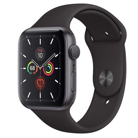  Apple Watch SE GPS, Space Gray Aluminium Case with Black Sport Band 
