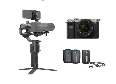  Combo Sony A7C 28-60mm + Gimbal DJI Ronin SC + Micro Sara Blink 500 B2 