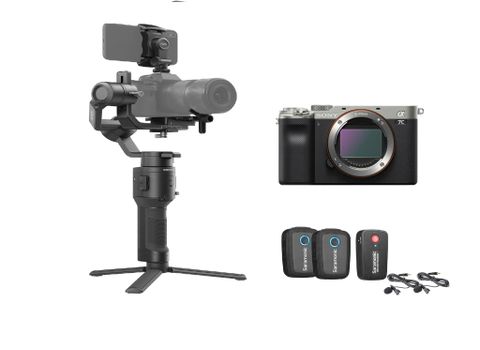  Combo Sony A7C body + Gimbal DJI SC + Micro Sara Blink 500 B2 