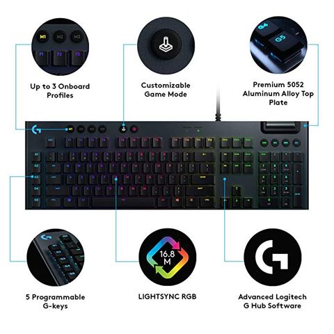  Bàn phím cơ Logitech G813 LIGHTSYNC RGB 