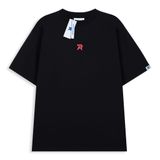  RED TEXT TEE / BLACK COLOR 