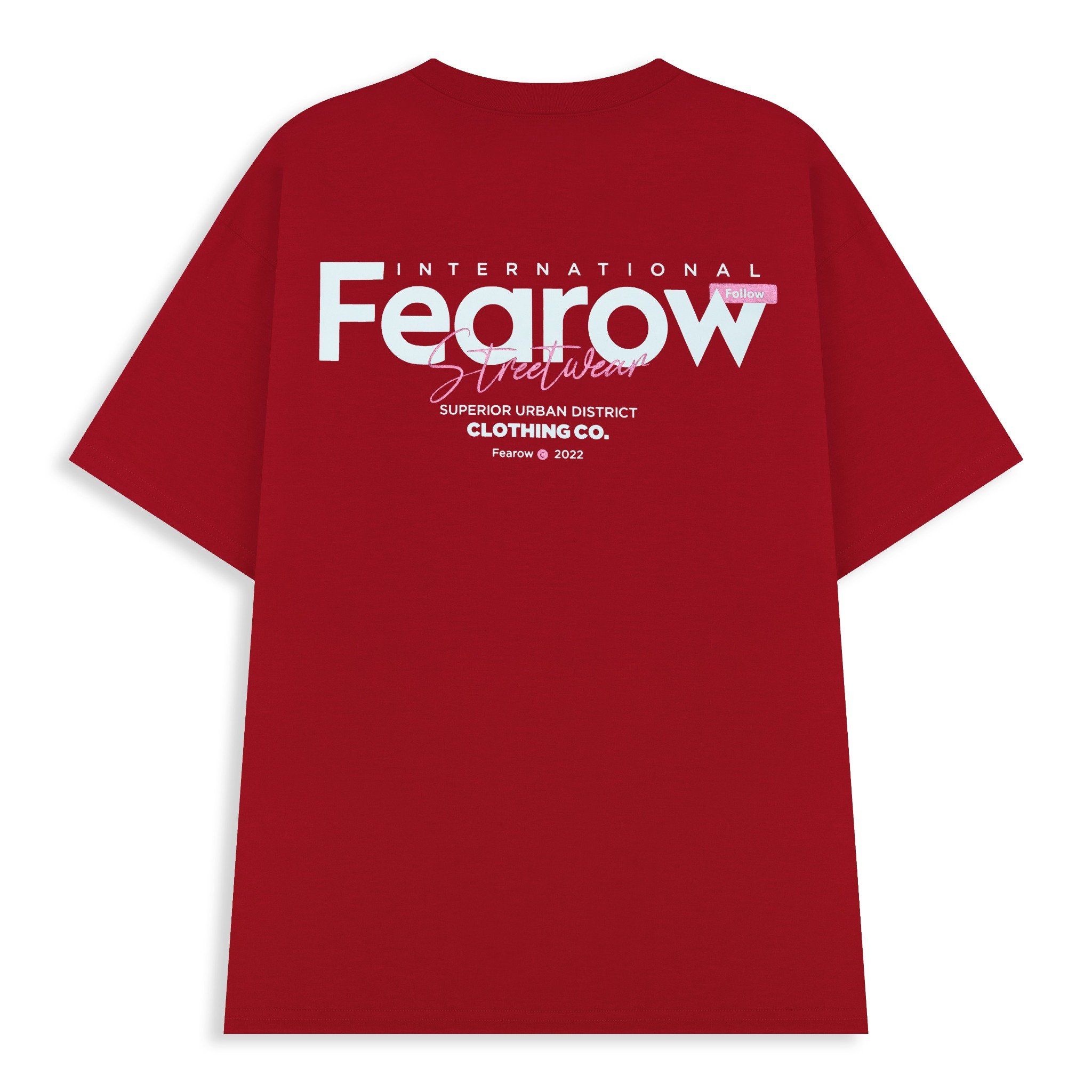  MULTIFONT TEE / RED COLOR 