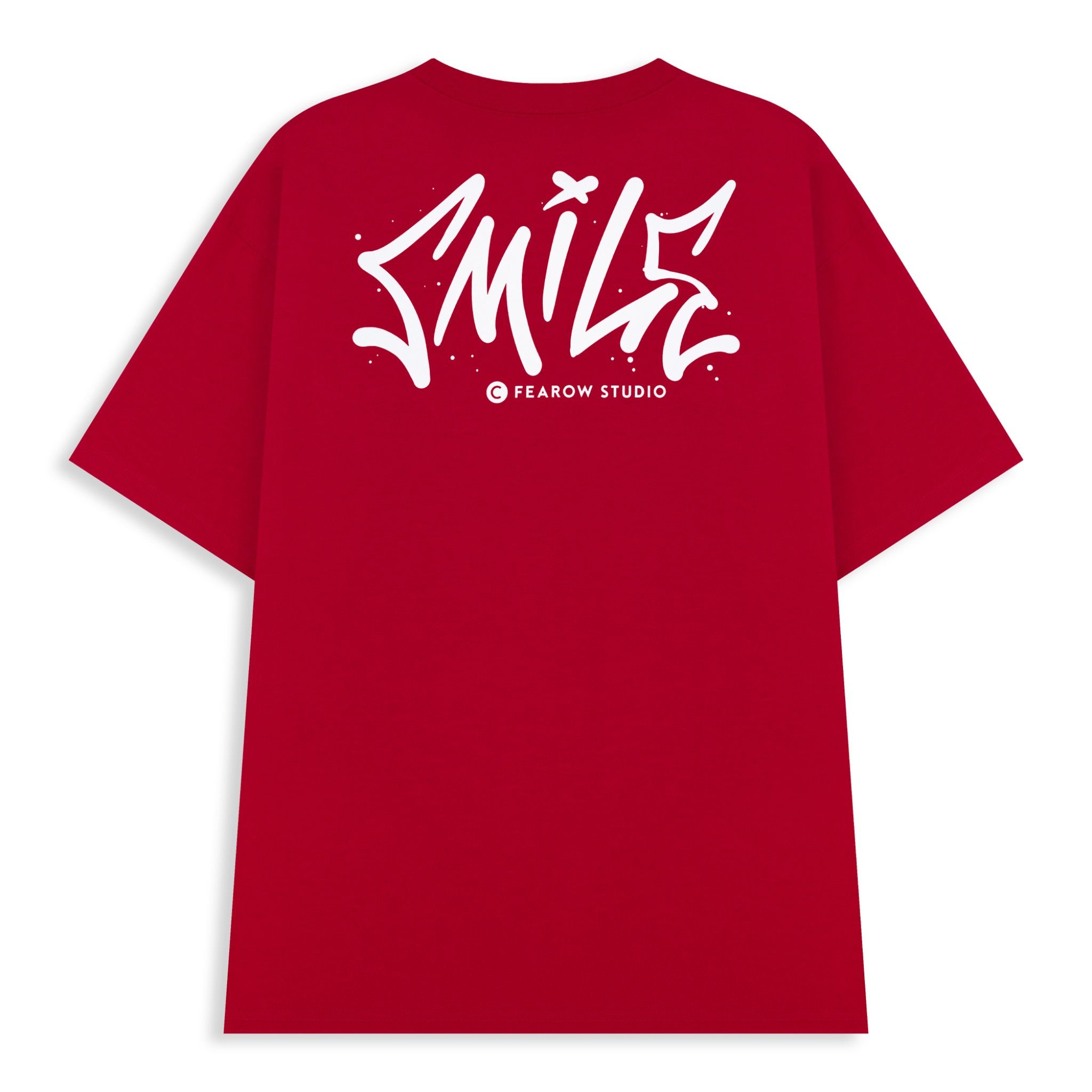  SMILE TEE / RED COLOR 