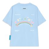  Sweet Rainbow Tee - Sky Blue 